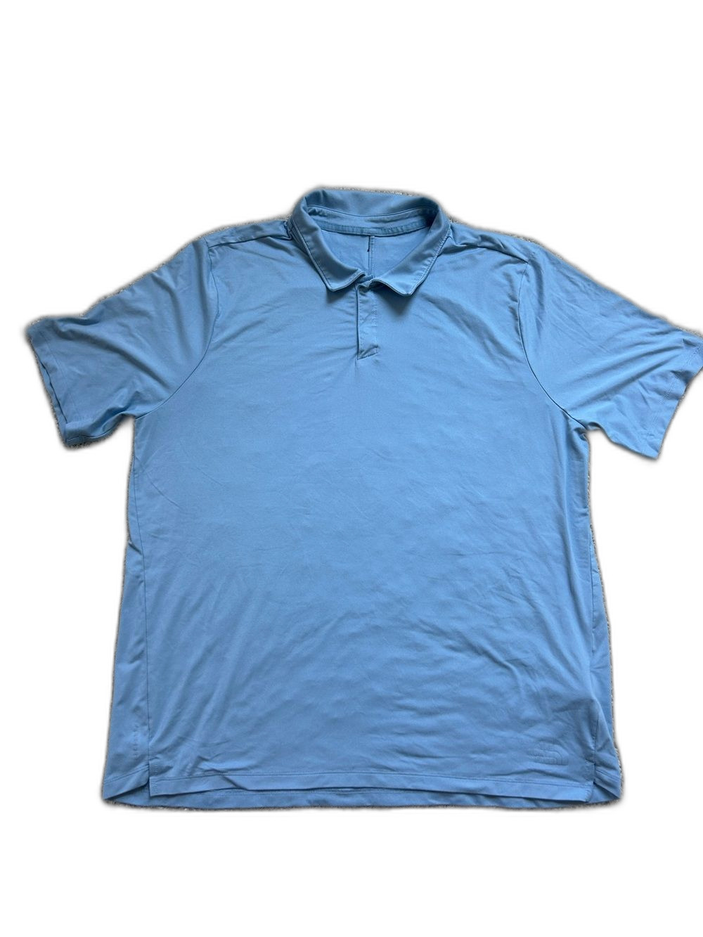 The North Face Dune Sky Polo Men's Large Light Blue FlashDry Performance